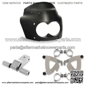 Memphis Shades Road Warrior Fairing Polished Mount Kit Harley Dyna Fat Bob 08-17 (For: Harley-Davidson)
