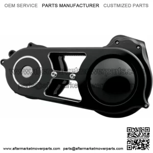 Black BDL 2" Shorty Open Belt Drive Primary 1990-2006 Harley Touring Bagger FXR (For: Harley-Davidson)