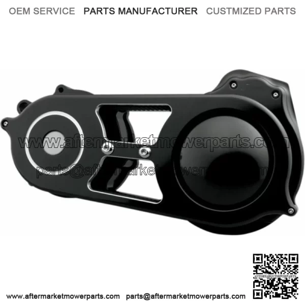 Black BDL 2" Shorty Open Belt Drive Primary 1990-2006 Harley Touring Bagger FXR (For: Harley-Davidson)