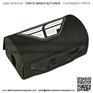 5.5" Nylon Black/White Bar Pad for Oversize MX Handlebars (M-375)