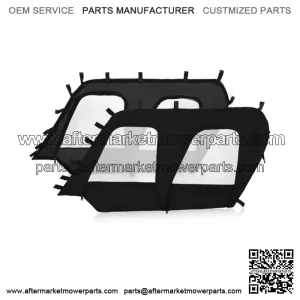 Soft Upper Door Enclosure Set  For 2012-2021 Kawasaki Teryx4 4 seat UTV models For: Kawasaki Teryx4 800