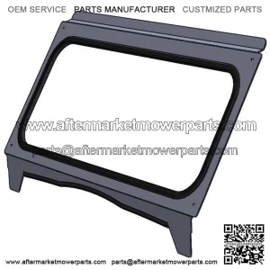 Kawasaki Teryx 2014 - 2015 & Teryx 4 2012 - 2015 glass windshield frame For: Kawasaki Teryx 800
