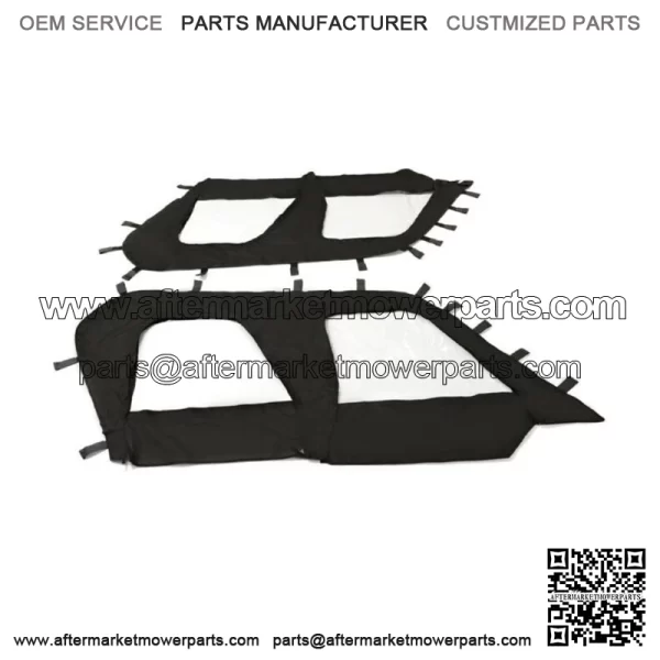 Soft Upper Door Enclosure Set For 2012-2021 Kawasaki Teryx4 4 seat UTV models For: Kawasaki Teryx4 800