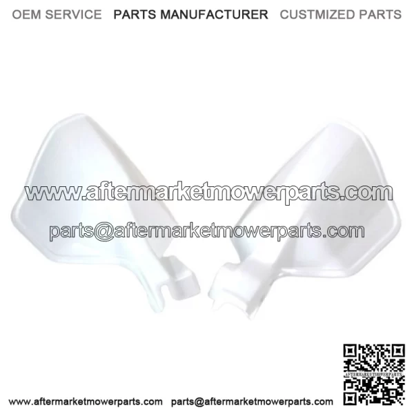 Suzuki Hand Brush Guard Guards white L/R set Fit DR650SE DRZ400S DR350SE