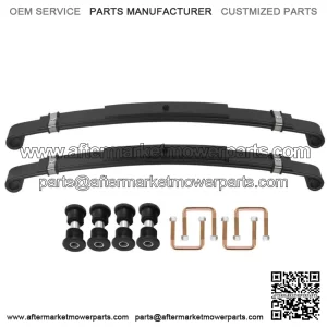Heavy Duty Rear Leaf Springs for EZGO TXT 1996-2013 Golf Cart Set of 2