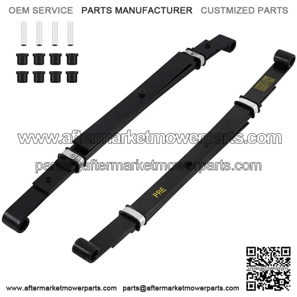 Heavy Duty Leaf Springs for Club Car Precedent Golf Cart 4 Leafs Rear set of 2