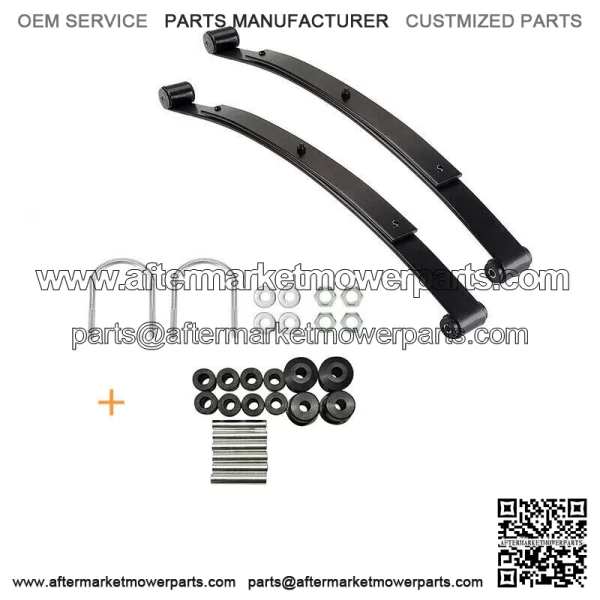Heavy Duty Golf Cart Rear Leaf Spring Kit 2 Leaf  For EZGO RXV 2008+, Set of 2