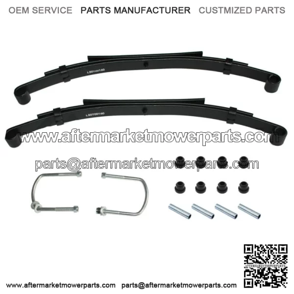 Pair2 Dual Action Rear Heavy Duty Leaf Springs Set For Club Car DS Golf Cart
