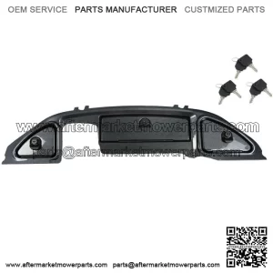 Golf Cart Carbon Fiber Dash W/ Locking Doors For Club Car Precedent 2008-Up