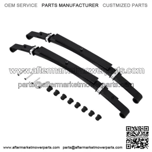 Heavy Duty Rear Leaf Springs for Club Car DS Golf Cart 1993+ 4 Leaf/Set of 2