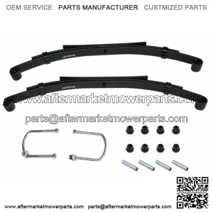 For Club Car DS Golf Cart Rear Heavy Duty Springs Kit Bushings & Sleeves Pair2