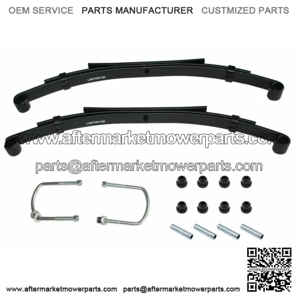 For Club Car DS Golf Cart Rear Heavy Duty Springs Kit Bushings & Sleeves Pair2