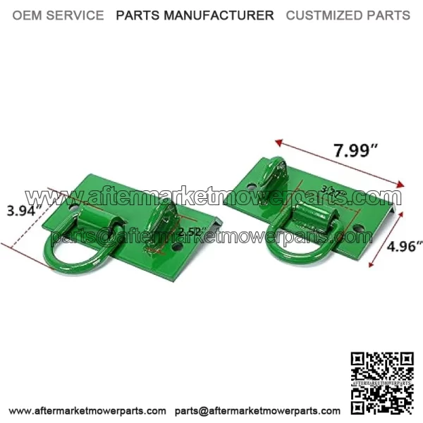 Tractor Bucket Hook Grab Hooks Compatible with John Deere Compact Tractor 1025R 2032R 3320 2520 Tractor Bucket Hooks D Rings Bolt on Heavy Duty - Image 2