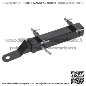 For Club Car Ezgo Yamaha Black Golf Cart Trailer Hitch Fits on Backseat Footrest