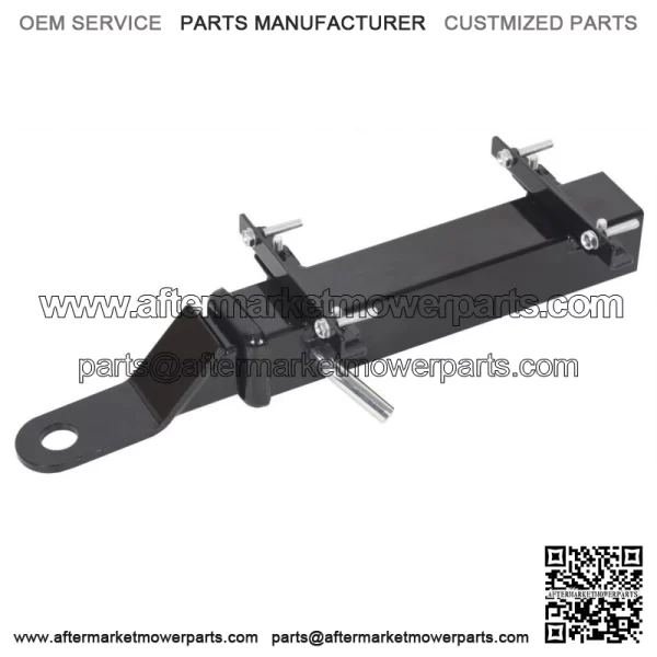 For Club Car Ezgo Yamaha Black Golf Cart Trailer Hitch Fits on Backseat Footrest