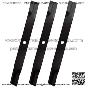 Lawn Mower Blades 3 PCS Set (High-Lift) Replace AM102402 AM38314 M119975 M141786 M83363 for John Deere 2032R 2520 2720 3120 3203 3320 3520 3720 4005 4105 4115