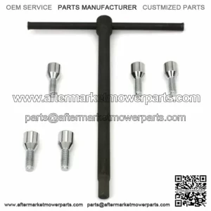 Chrome Wheel Hub Lug Bolt Set Wrench Tool Harley 36-76 Star Hub Panhead Servi Fl (For: Harley-Davidson)
