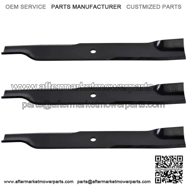 3PK 92-141 Replacement Blades for 48" Dixie Chopper Zee 1, 300819, 301068