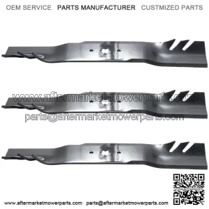 3PK 598-672 G5 Gator Blades for 54" Cub Cadet 742-0677, 942-0677
