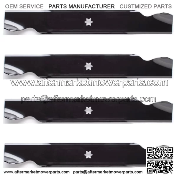 4PK 198-153 High Lift Blades for 42" Cub Cadet 742-04308, 942-04308