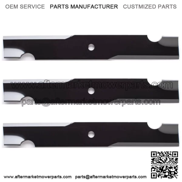 3PK 91-184 Heavy Duty Blades for 54" Toro 103-2508, 103-2518, 103-2528