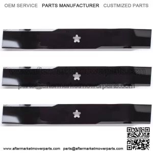 3PK 95-082 Mulching Mower Blades for 54" Husqvarna YTH24V54