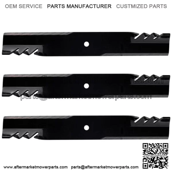 3PK 592-033 G5 Gator Blades for 72" Exmark 103-6399, 103-6404, 116-5171
