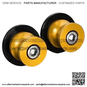 M10 x 1.25 Swingarm Spools Slider Universal for Y.amaha FZR 1000/600R/400 Kawasaki Z750 /Z750S/ Z750R /ER-6F /ER-6N /Versys 1000 Duke 125/200/390 RC 125/200/390Gold