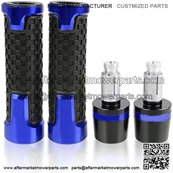 7/8 Motorcycle Grips Handlebars Hand Grips 7/8" 22mm Motorcycle Anti-Skid Handles Grips Grips Handlebar Cap for Yamaha FZR400 1988 1989 1990 2001 2009 2015 2019 FZR 400 Motorcycle Grips
