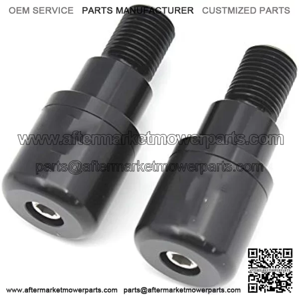 Bar Ends, Bar End Caps, with Hex Key Compatible with Yamaha MT-07 MT-09 MT-10 XSR700 CNC Aluminum Black - Image 4