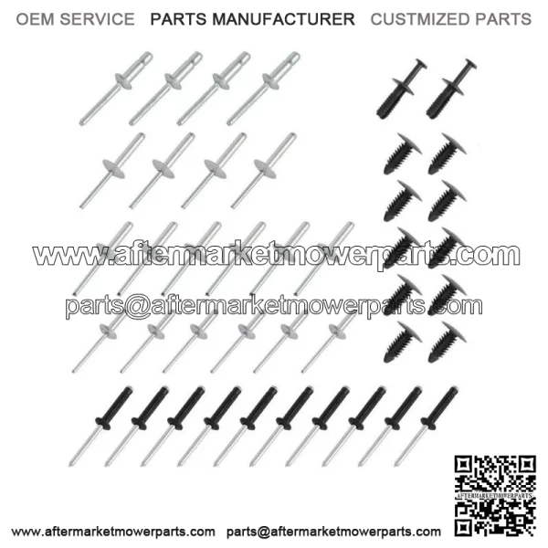 Complete Body Rivet Kit For EZGO TXT 1994-up Golf Cart Gas and Electric 42PCS