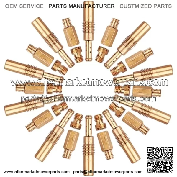 30PCS Carburetor Main Jet Slow Pilot Jet Kit, Include 20pcs Main Jets and 10pcs Slow Pilot Jet, Brass Car Accessories Replacement Main Jet Carburetor Jet for Motorcycle Kart ATV - Image 3