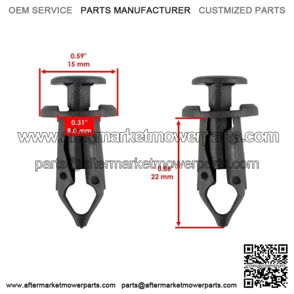 100 Fender Rivet Clip Tool for Polaris Sportsman 500 / Sportsman 570 800 7661855 For: Polaris Sportsman 570 - Image 2