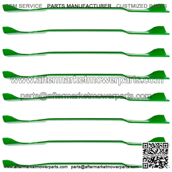 490-110-M112 490110M112 7420499 9420499 42" Deck High Lift Blades for MTD White - Image 4