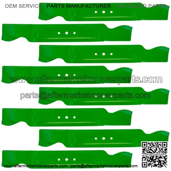 490-110-M112 490110M112 7420499 9420499 42" Deck High Lift Blades for MTD White - Image 5