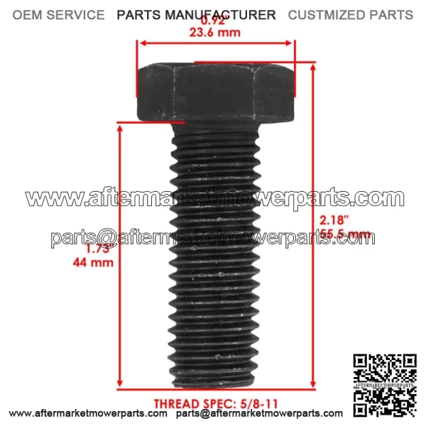 5020842ASM 5101755S 770136 61" Deck Blade 21" For Snapper 550Z Pro S120 S125XT - Image 3