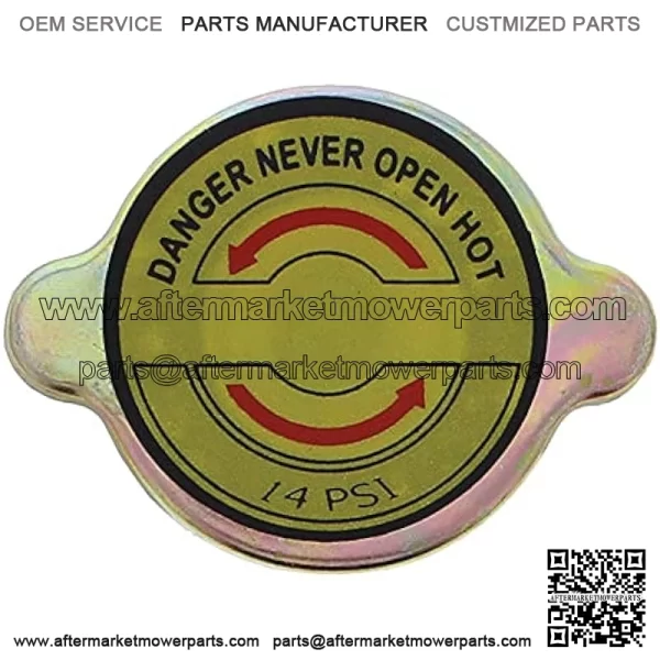 Complete Tractor 1406-6101 Radiator Cap for John Deere AM102893 RE71863 1406-6101 4610 Compact Tractor 3120 Compact Tractor 312GR Skid Steer 314G Skid Steer 3203 Compact Tractor 322 Riding Mower
