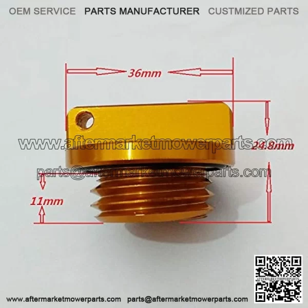 Oil Filler Cap Plug For Yamaha R1 R3 R6 FZ1 FZ6/R FZ07 FZ8 FJR1300 MT01 MT07 YFM600 FZR FZS TDM XVS650 TZ250 (yellow) - Image 3