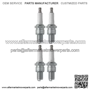 Set of 4 NGK Standard Spark Plugs for Polaris INDY LITE 1998-1991 Engine 340cc
