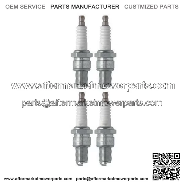 Set of 4 NGK Standard Spark Plugs for Polaris INDY LITE 1998-1991 Engine 340cc