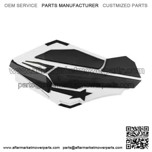Handguards, White/black 34408
