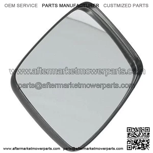 Tractor Loader Mirror Assembly w/Brackets LH or RH 12" x 7" Mirror Compatible with John Deere - Image 2