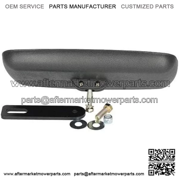 Tractor Loader Mirror Assembly w/Brackets LH or RH 12" x 7" Mirror Compatible with John Deere - Image 3