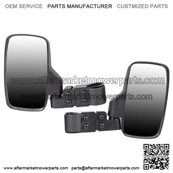 Side View Mirror Set for John Deere Gator HPX XUV 550 560 590 835 Black (For: John Deere Gator HPX HPX815E)