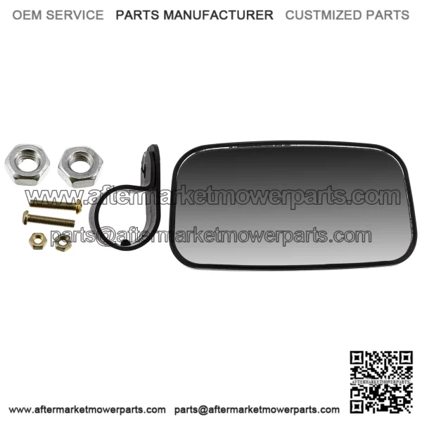 Rear View Mirror for John Deere Gator HPX XUV 550 560 590 625 835 Black (For: John Deere Gator HPX HPX815E)