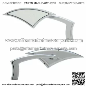 New Paul Yaffe Bagger Nation Chrome Power Mirrors Mirror Pair Set Harley Touring (For: Harley-Davidson)