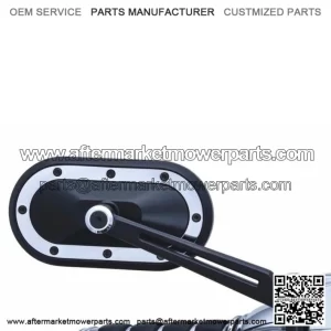 Kuryakyn Black Chrome Heavy Industry Mirrors Pair Motorcycle Harley Indian 1766 (For: Harley-Davidson)