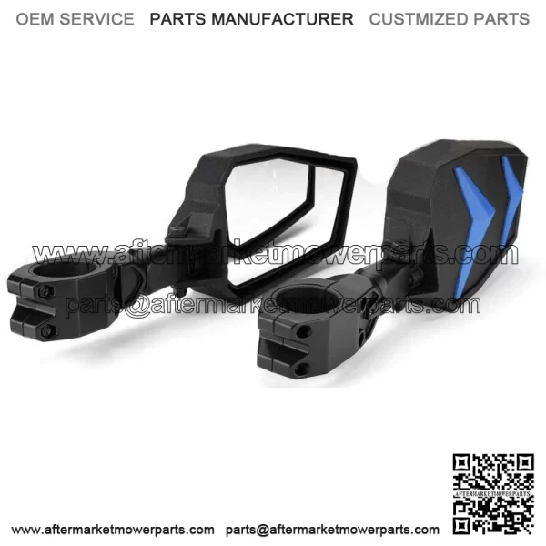 UTV Rear View Side Mirrors 1.75"- 2" Roll Bar For Honda Talon Can Am Yamaha YXZ For: More than one vehicle