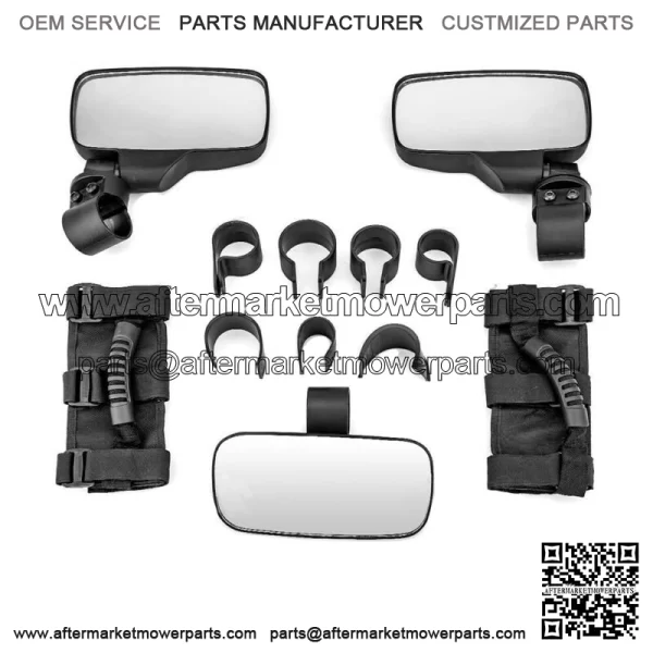 Roll Bar Rear Side Center View Mirror For Textron Stampede 900 Kymco UXV ZFORCE For: More than one vehicle - Image 2