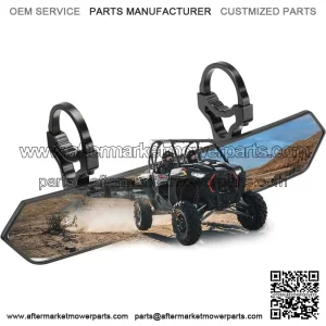 UTV Center Rear View Mirror For 1.65"-2" CFMOTO ZForce 950/1000 Kubota RTV X1140 For: More than one vehicle